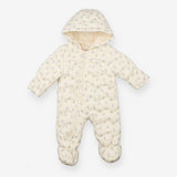 Pramsuit Cream Grey Spots