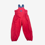 Red Waterproof Dungarees