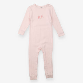 Sleepsuit Pink Pointelle Bunnies