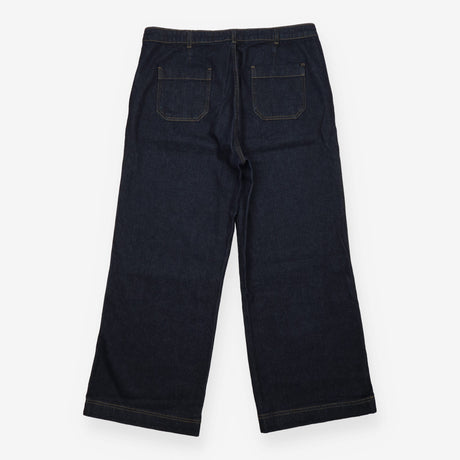 Dark Indigo Wide Leg Jeans
