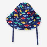 Swim Hat Blue with Sharks