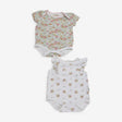Bodysuits Floral Prints 2pcs