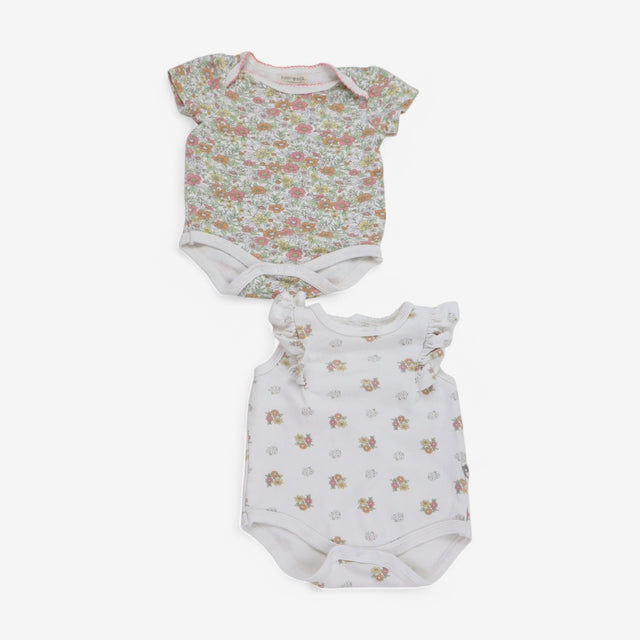 Bodysuits Floral Prints 2pcs