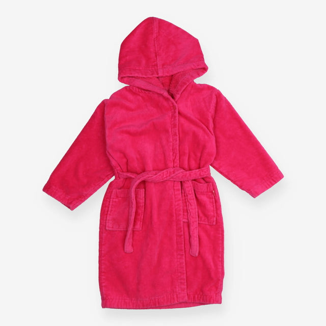 Dressing gown bright pink belt