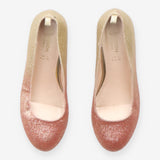 Heels Shoes Glitter Ombre Gold and Rose Gold