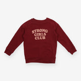 Burgundy Strong Girls Club jumper