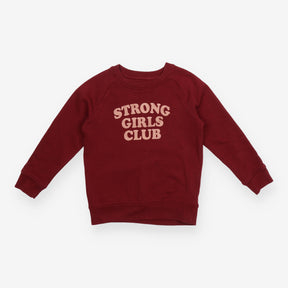 Burgundy Strong Girls Club jumper