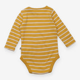 Bodysuit Long Sleeve Yellow Stripe
