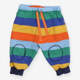 Cuffed Jogger Multicoloured Strip and Orange Strin