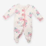 Sleepsuit white roses Catherine Malandrino
