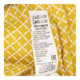 Yellow Printed Tapered Trousers