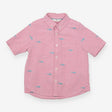 Shirt pink with sharks 