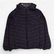 Puffer Coat Black with Camo Lining 