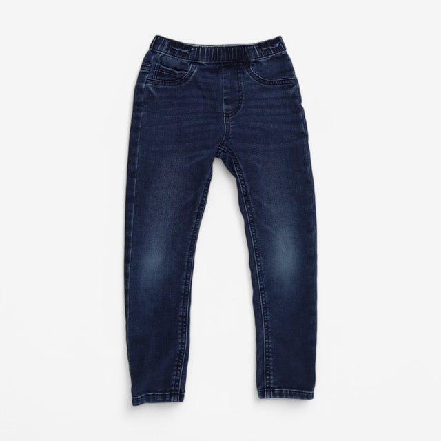 Jeans dark wash skinny jeans pull on