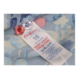 Shirt Dress Floral Long Sleeve Viscose Button Fron