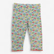 Leggings white multi coloured floral 
