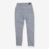 Holland Cooper Blue Stripe Classic Straight Leg Je