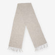 Scarf Lambswool Fringe Grey Melange