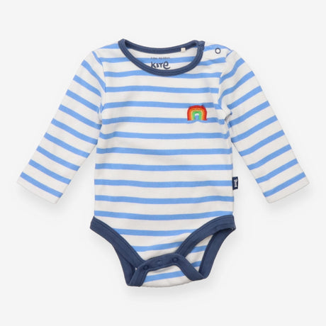 Blue Striped Bodysuit