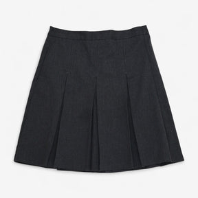 School Grey Pleated Skirt Slim Fit