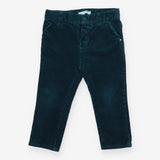 Emerald green cord trousers
