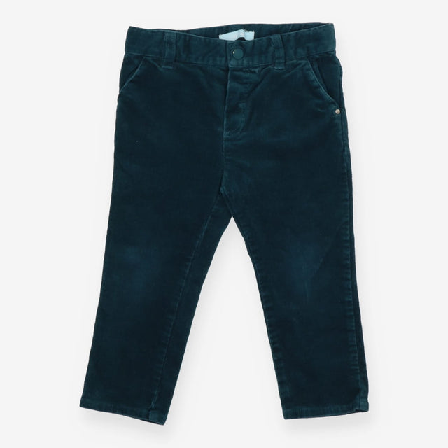 Emerald green cord trousers