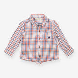 Plaid Shirt with Sail Boat Logo