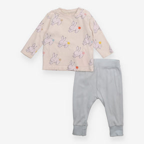 Bunnies Long Sleeve and Leggings Outfit