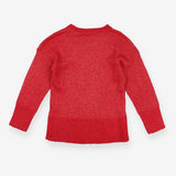 Pink knit sparkle sweater