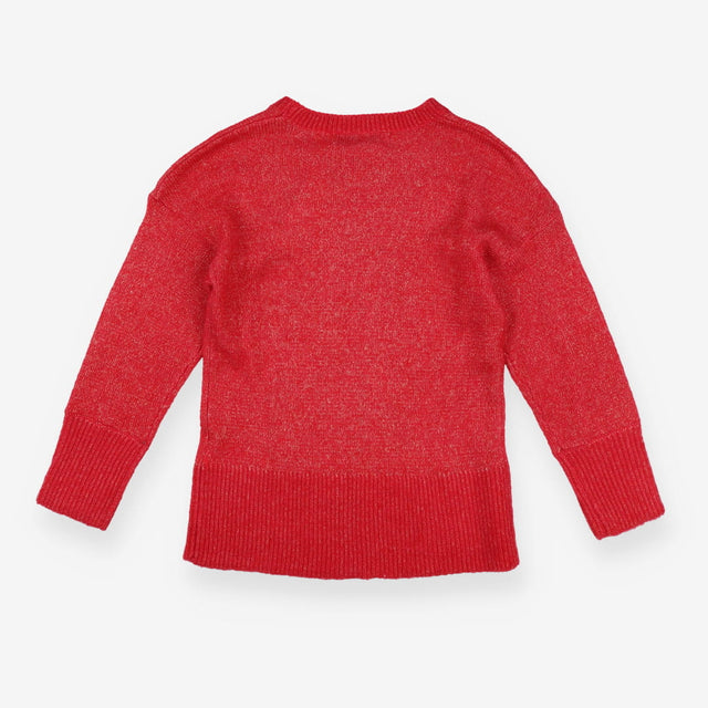 Pink knit sparkle sweater