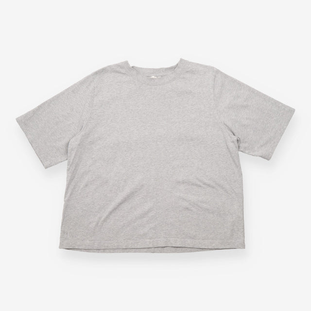 Grey Marl Oversized Longline T-Shirt