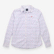 Blue Striped Cotton Classic Fit Shirt