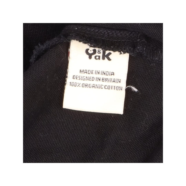 Dungarees Black Organic Cotton Straight Leg