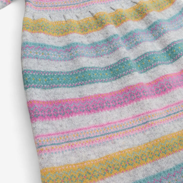 Grey striped dress