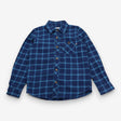 Blue check long sleeve shirt