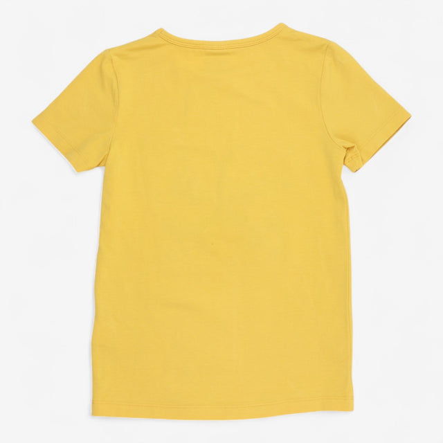 T-shirt Yellow Butterfly Applique