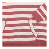 Hoodie Striped Pullover Pink