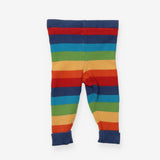 Leggings knit bright stripe knit