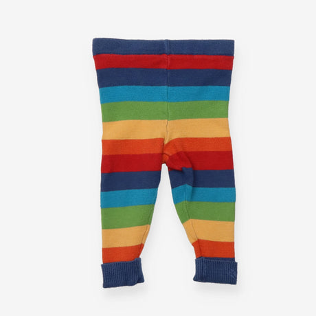 Leggings knit bright stripe knit