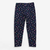 Leggings Navy with Hearts