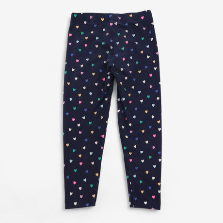Leggings Navy with Hearts