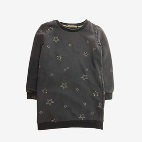 Navy Sweater Dress with Stars