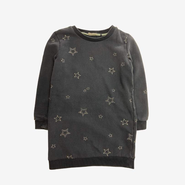 Navy Sweater Dress with Stars