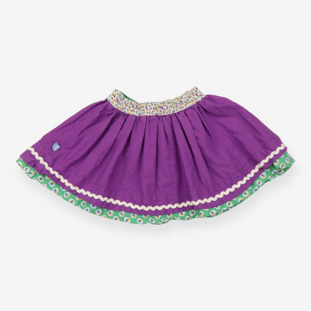 Purple and Green Skirt 