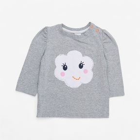 Happy Cloud Long Sleeve Tee