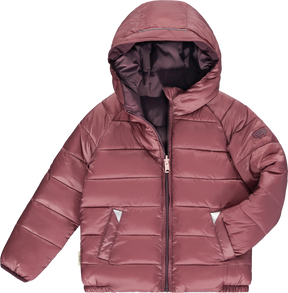Eco reversible Bomber - Black Cherry