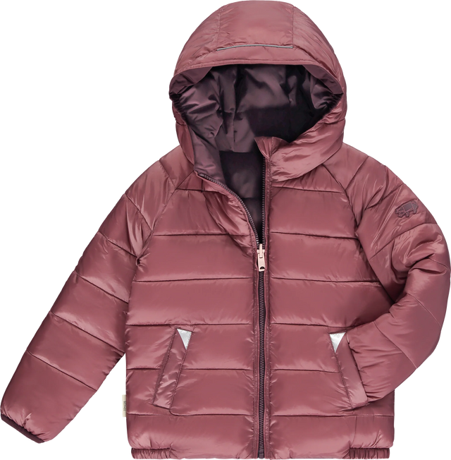 Eco reversible Bomber - Black Cherry