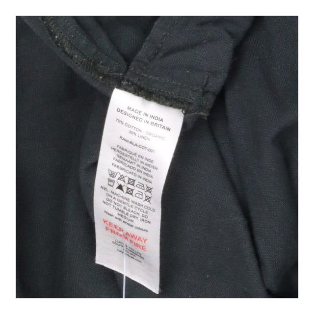 Linen Dungarees Grey Marl Relaxed Fit with Adjusta