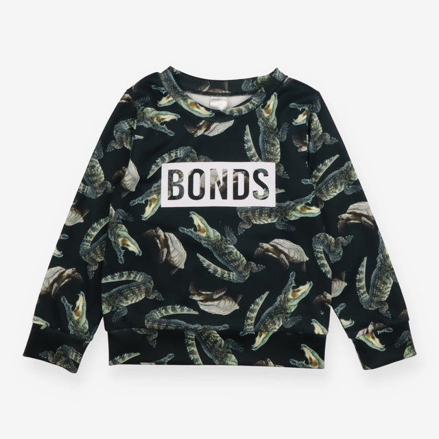 Sweater Black Crocodiles and Turtles