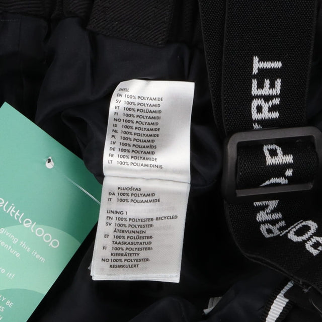 Waterproof shell trousers black